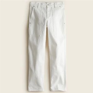 J.Crew High-Rise Patch Pocket Straight-Leg Jean
